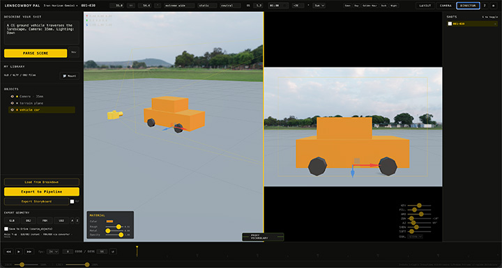 PAL 3D Previz Viewport